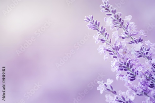 Lavender Bloom in Purple Hues