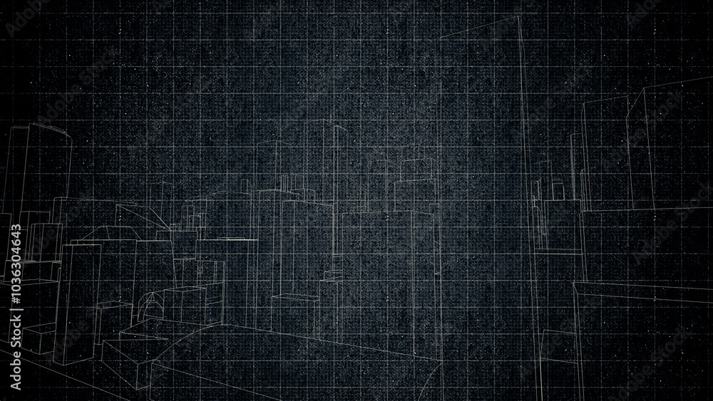 Technical drawing on a gradient background.Mechanical Engineering drawing Technical drawing on a gradient background.Mechanical Engineering drawing