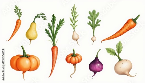  Vibrant Vegetables  A Collection of Fresh Produce