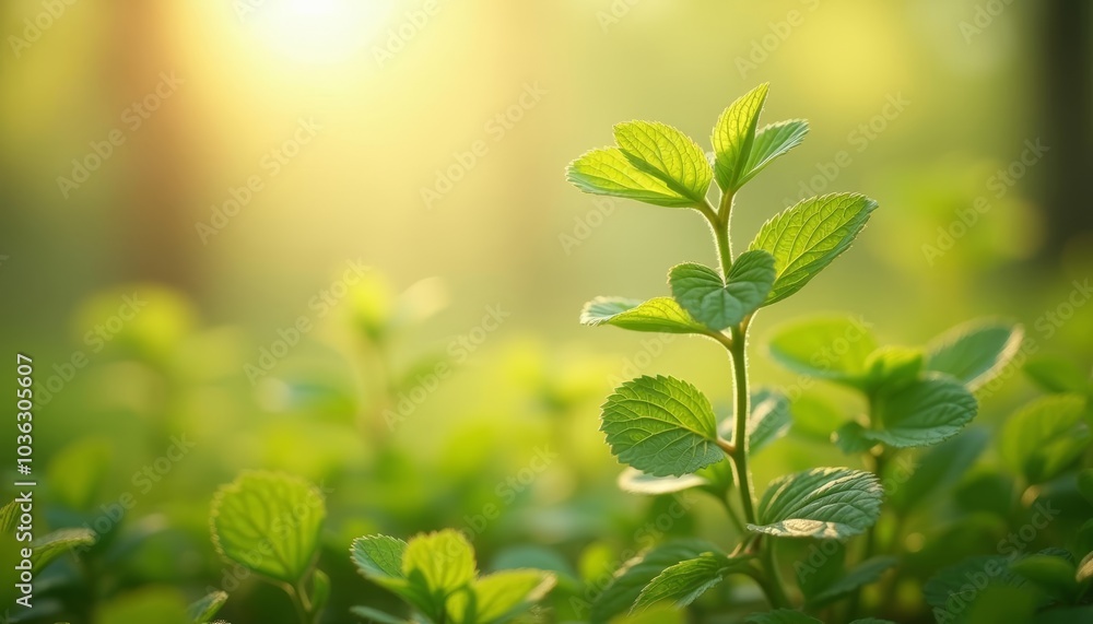 Greenery in bloom a symbol of growth and renewal Greenery in bloom a symbol of growth and renewal