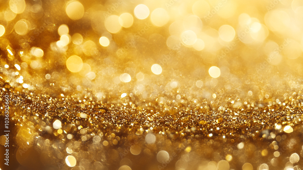 New Year's Eve celebration with shimmering golden confetti creating a festive atmosphere New Year's Eve celebration with shimmering golden confetti creating a festive atmosphere