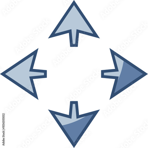 moving vector icon, moving symbol transparent background. replaceable blue color design