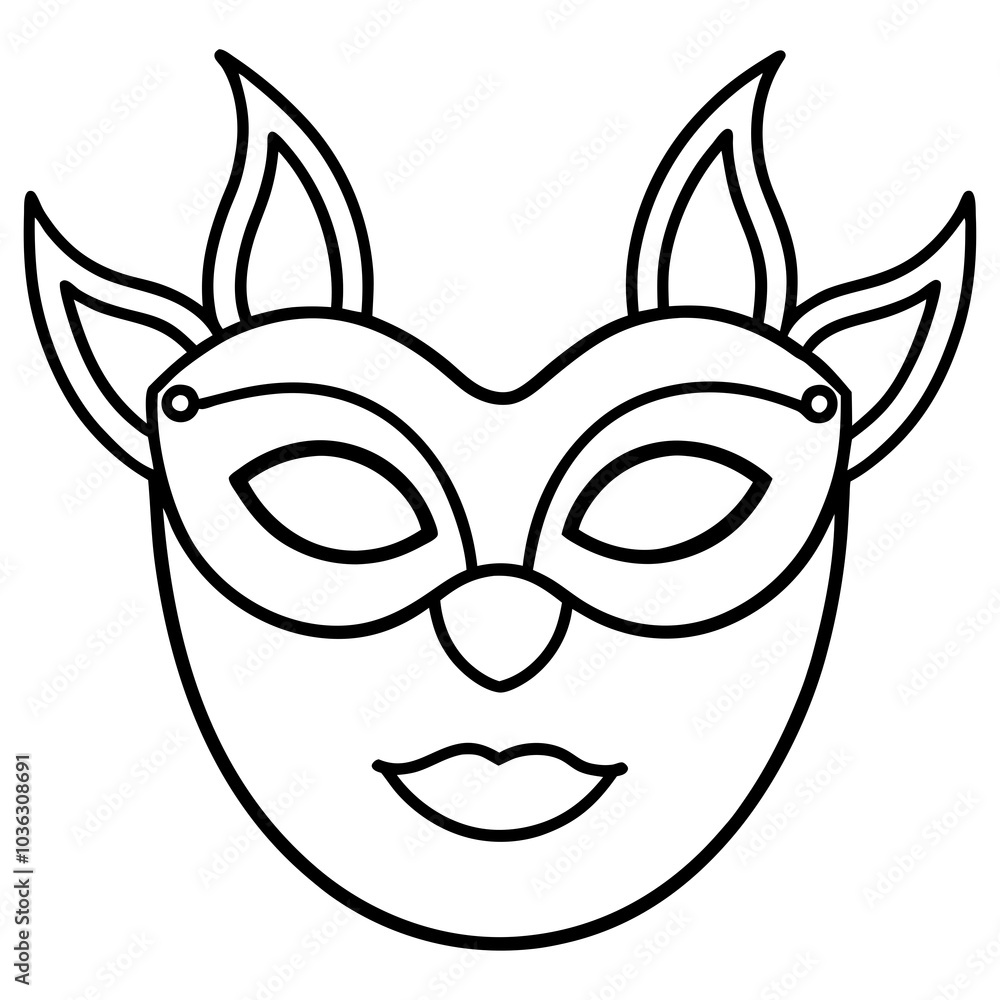 face of a mask face of a mask
