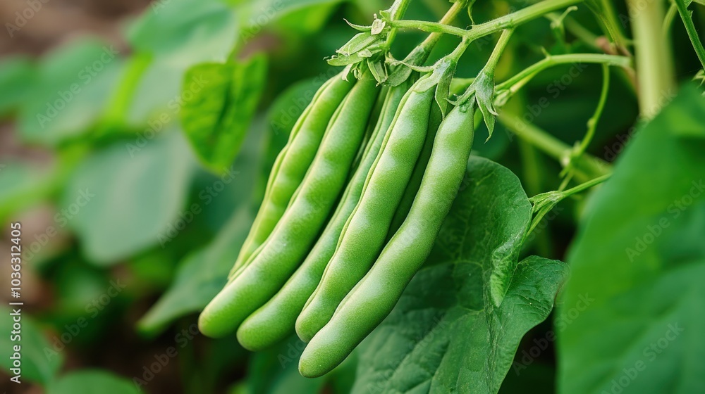 Fresh Green Beans on the Vine Fresh Green Beans on the Vine