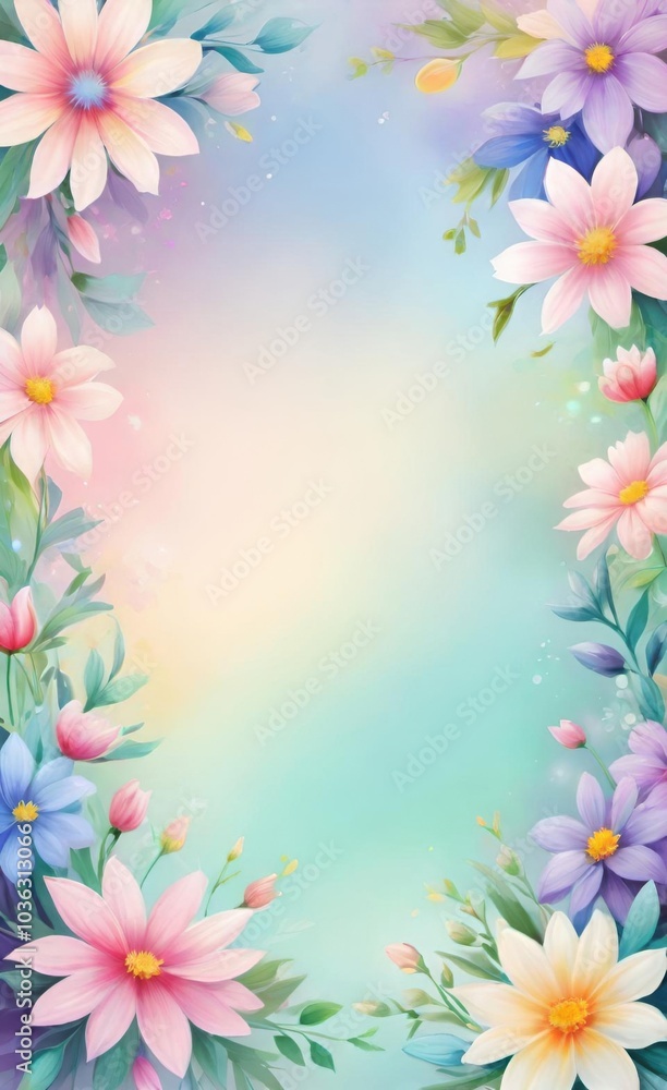 frame of flowers frame of flowers