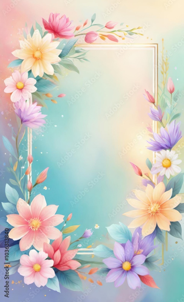 frame of flowers frame of flowers