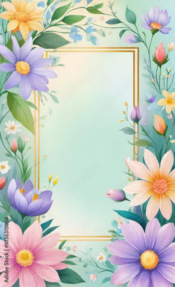 frame of flowers frame of flowers