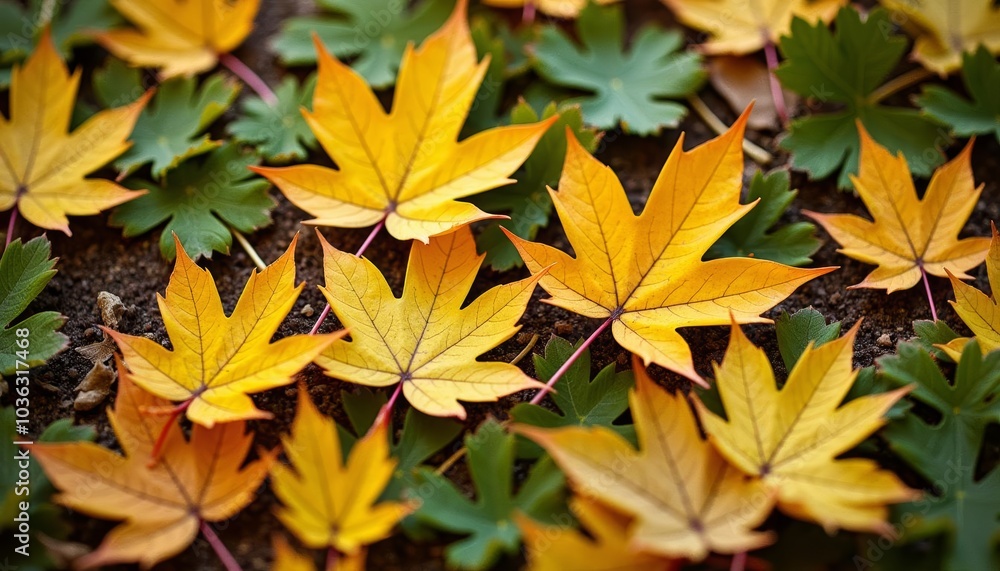Autumns vibrant tapestry in natures palette Autumns vibrant tapestry in natures palette