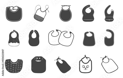 Baby eats bibs svg, Baby bibs silhouette, Toddler bib svg, Toddler bib silhouette, Baby bibs clipart, Baby bibs icon, Eat bibs svg.