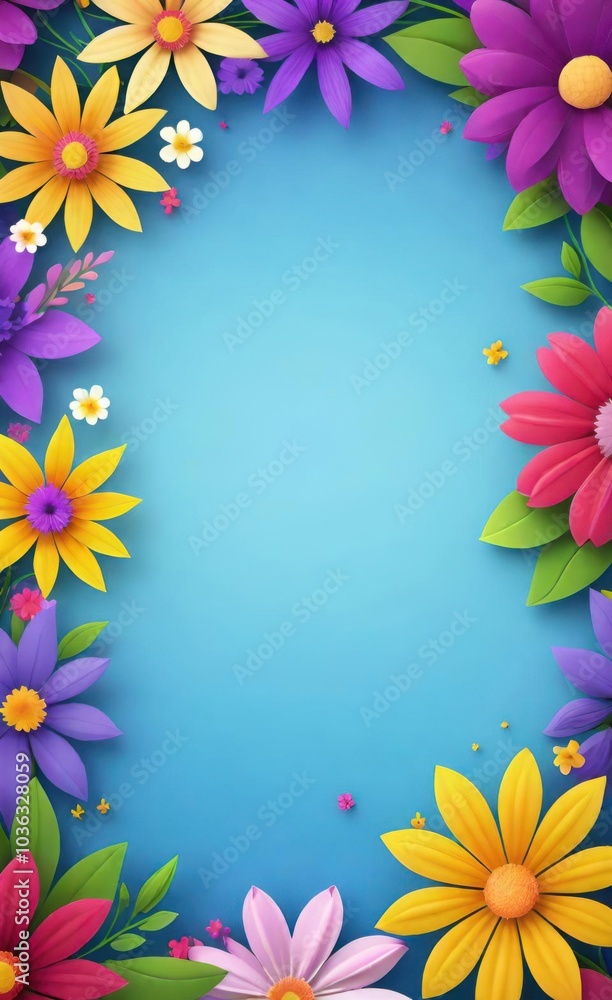 frame of flowers frame of flowers