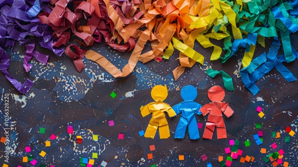 Fototapeta premium Diverse recruitment team, team, wide range, attract all kinds of talent, company diversity, value, inclusion, recruitment policy, fit the job, diversity skills, cross-cultural communication, teamwork,