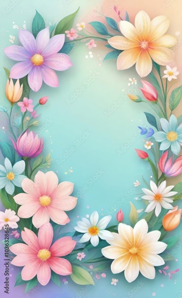 frame of flowers frame of flowers