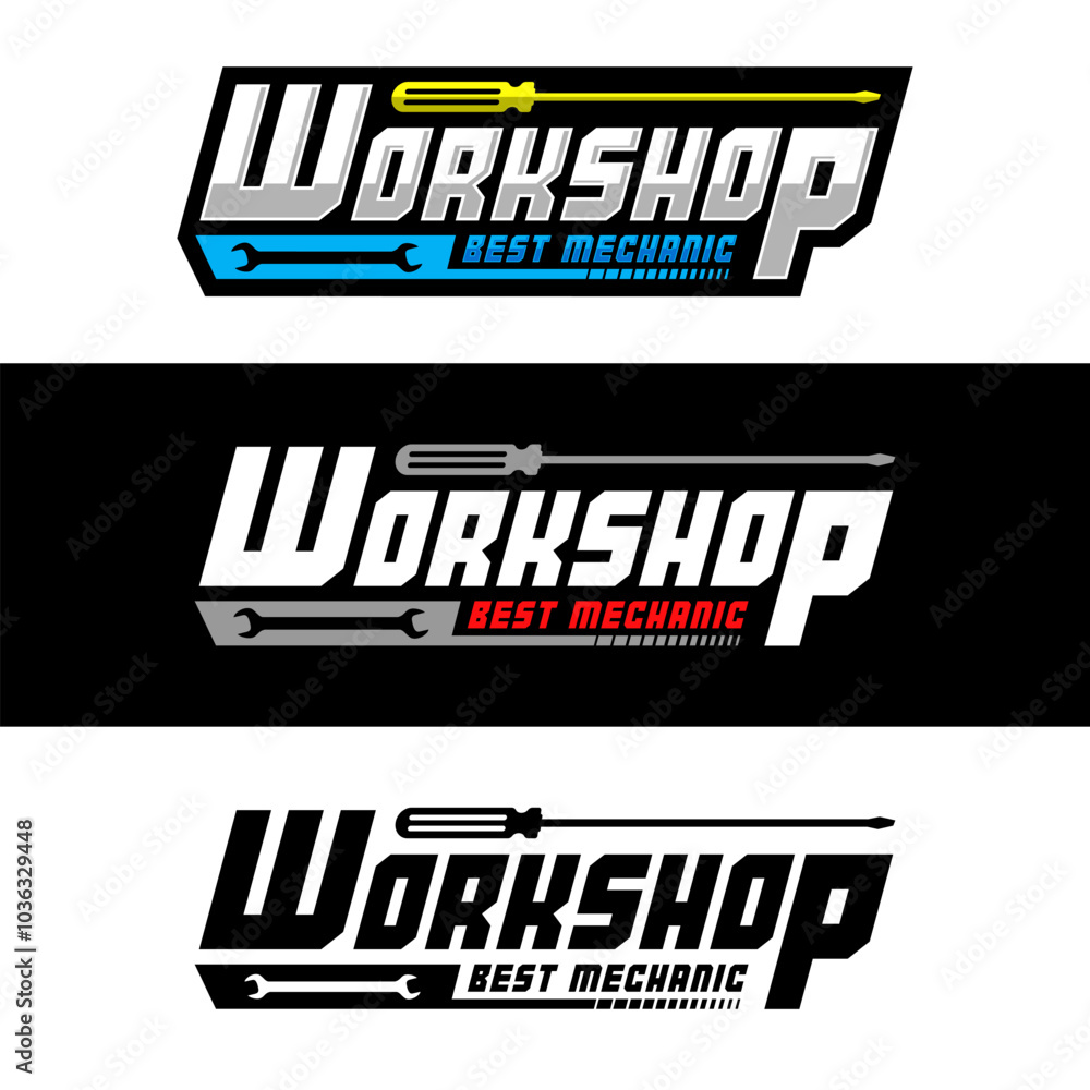 Workshop best mechanic design illustration
