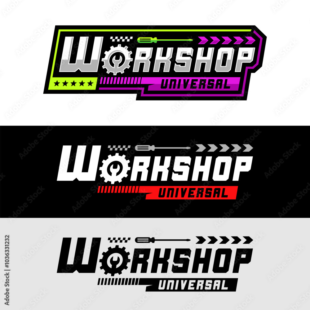 Workshop universal illustration design collection