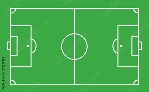 sport soccer football field green for football 