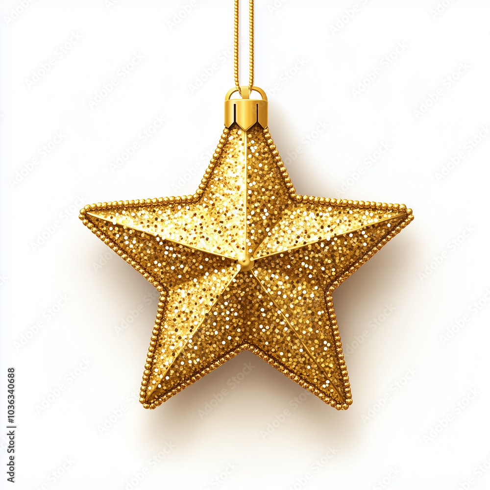 Golden Star Christmas Tree Topper, Christmas tree topper star isolated on a transparent background, Golden Star isolated on white background, Gold glitter vector star. Golden sparkle luxury design. Golden Star Christmas Tree Topper, Christmas tree topper star isolated on a transparent background, Golden Star isolated on white background, Gold glitter vector star. Golden sparkle luxury design.