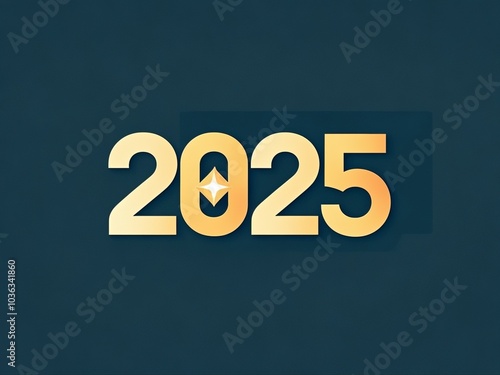 2025 Happy New Year design vector. trendy new year 2025 design template. Simple and elegant 2025 new year eve holiday background design. Vector Illustration.