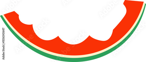 Sliced Watermelon Illustration