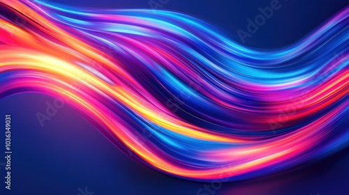 Wallpaper Mural Modern abstract high speed colorful dynamic movement. AI generated images Torontodigital.ca