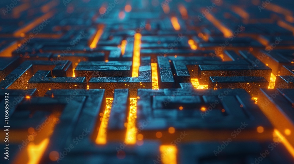Finding Your Way: A 3D Maze with Illuminated Problem-Solving Pathways Finding Your Way: A 3D Maze with Illuminated Problem-Solving Pathways