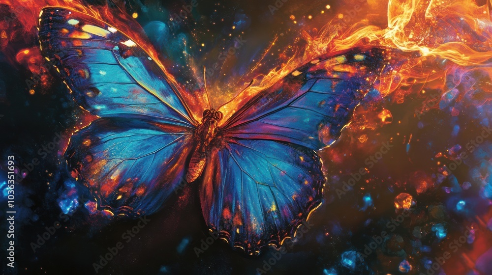 Fiery Butterfly Fiery Butterfly