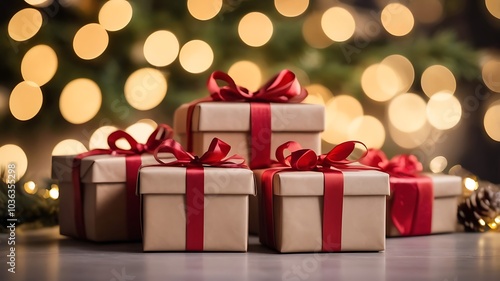 Wallpaper Mural Delightful Bunch of Presents Ready for Christmas, Anniversaries, and New Year Torontodigital.ca