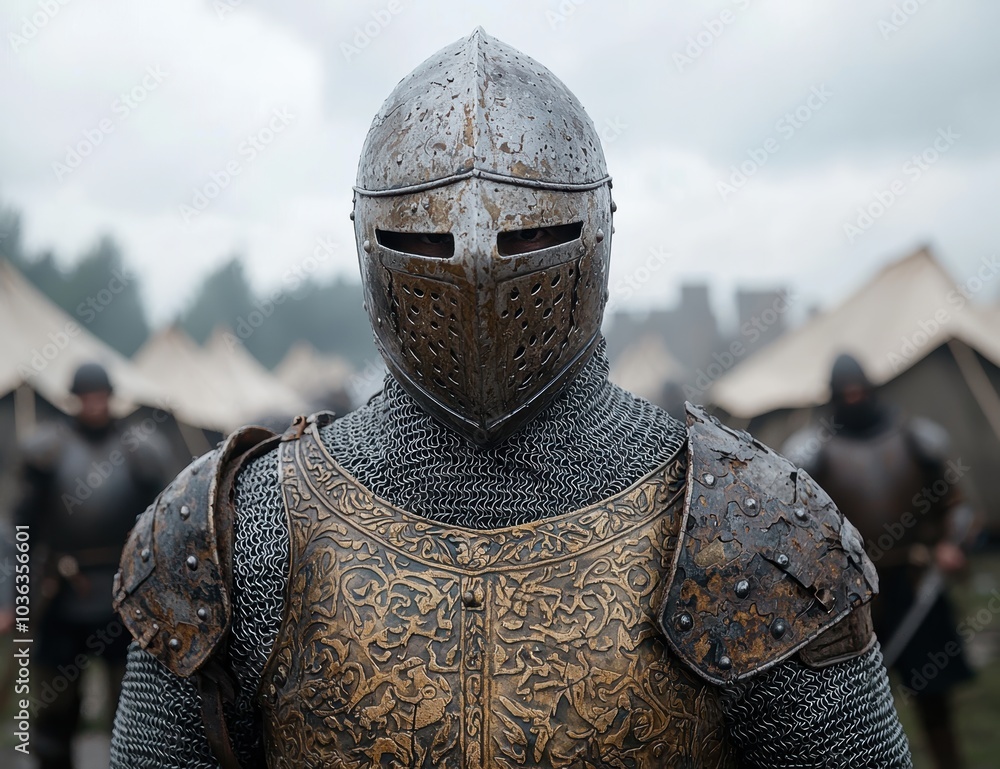 Ornate medieval knight's armor Ornate medieval knight's armor