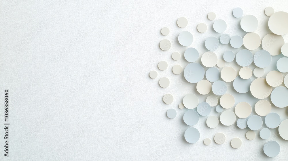 abstract white and grey circles background abstract white and grey circles background