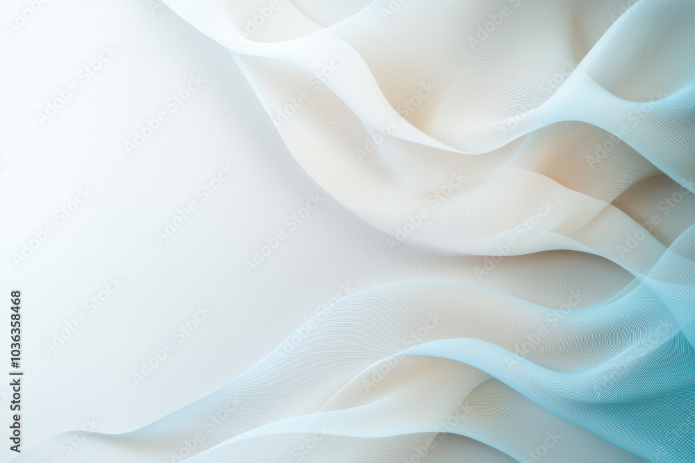 Obraz premium abstract fluid waves and curves