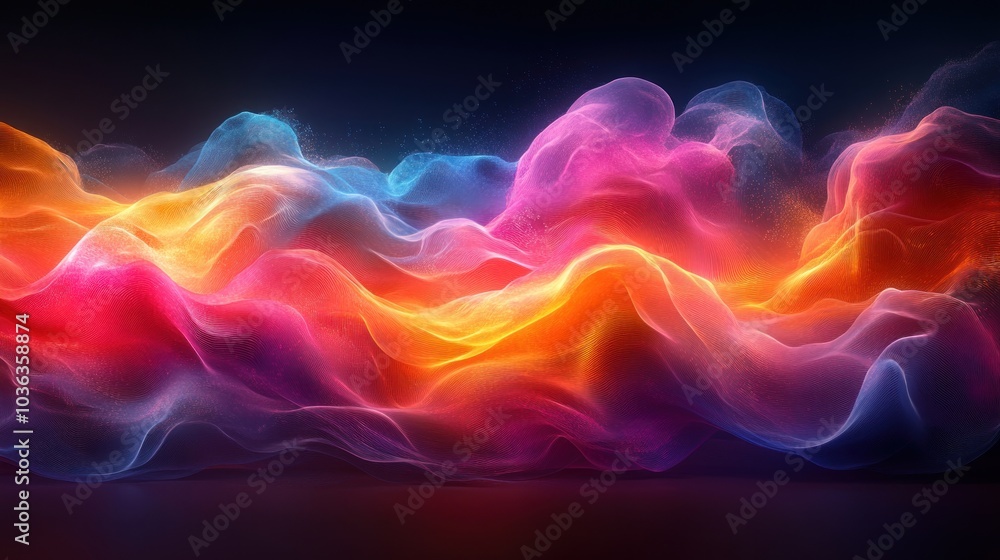 Abstract Colorful Waves Abstract Colorful Waves