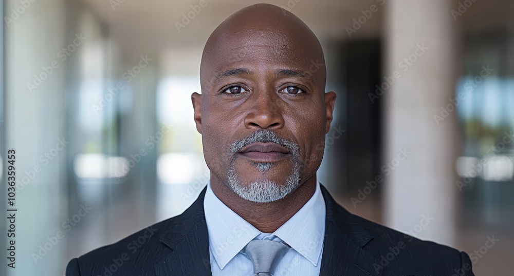 Confident businessman in suit looking at camera Confident businessman in suit looking at camera