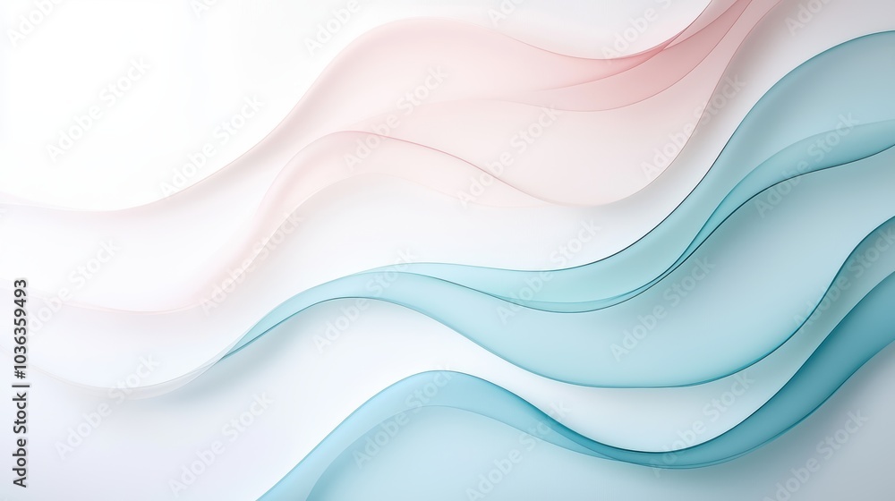 Fototapeta premium abstract fluid wave background in pastel colors