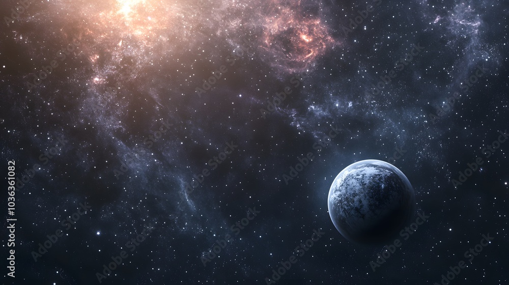 A Single Planet in a Starry Expanse of Space A Single Planet in a Starry Expanse of Space