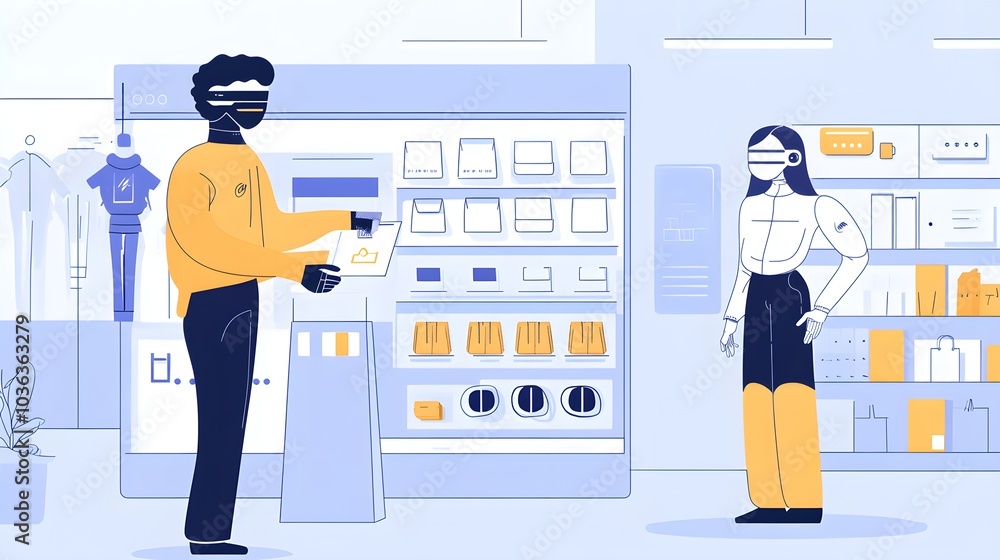 Online shopping customer service digital assistant e commerce digital retail chatbot virtual assistant AI artificial intelligence technology Online shopping customer service digital assistant e commerce digital retail chatbot virtual assistant AI artificial intelligence technology