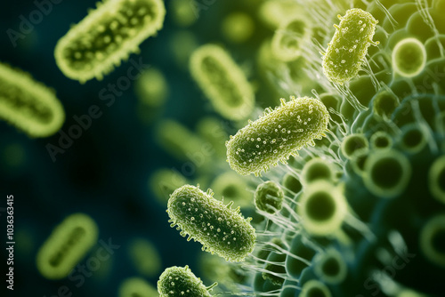 Bacteria molecule.