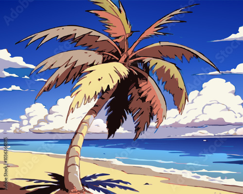 beach illustration