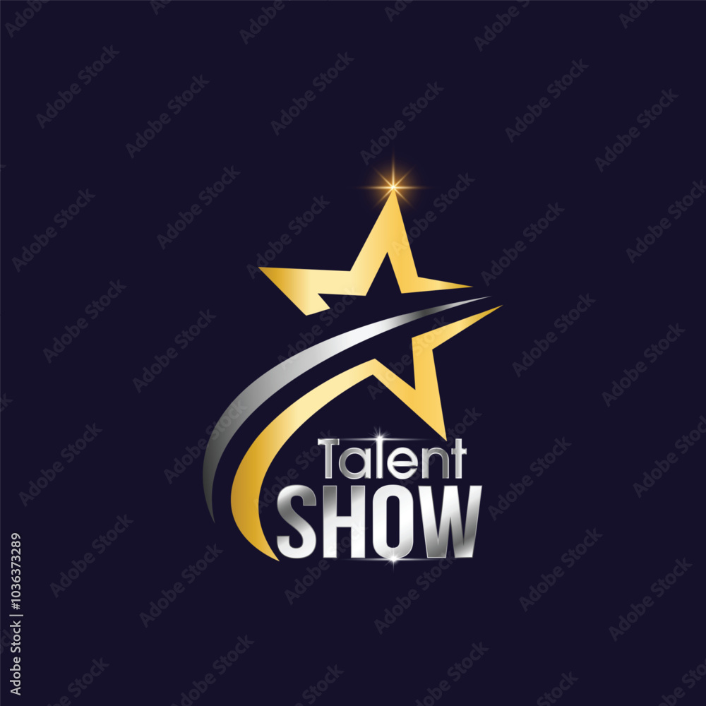 Talent show logo vector illustration Talent show logo vector illustration