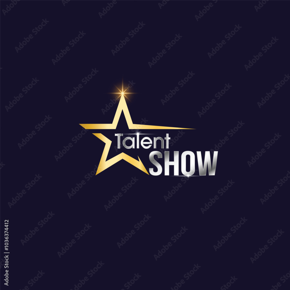 Talent show logo vector illustration Talent show logo vector illustration