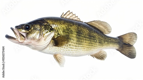 isolated picture of a fish, for kid education