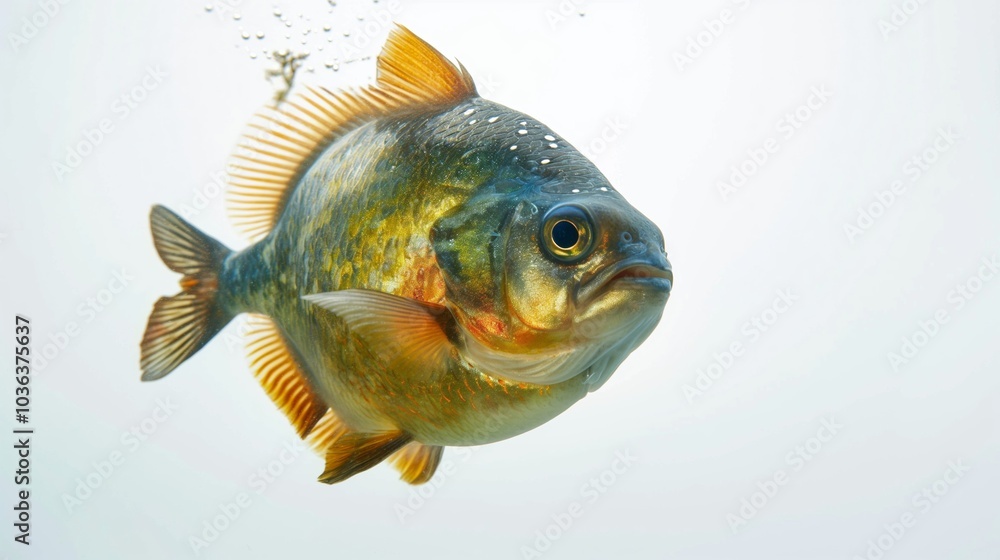 isolated picture of a fish, for kid education isolated picture of a fish, for kid education