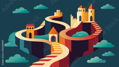 Winding paths leading to hidden nooks and crannies each with its own piece of history to discover.