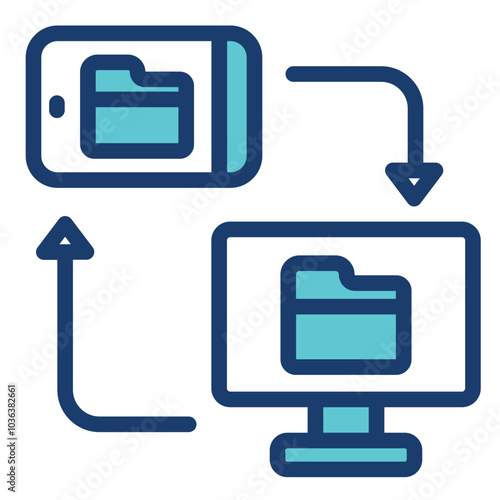 Data Synchronization Icon