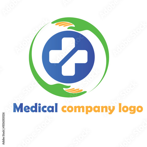 Medical Health Care company  Logo, Medical clinic Emblem, cross plus medical logo icon design template elements, Medicine idea logo vector logo illustration .