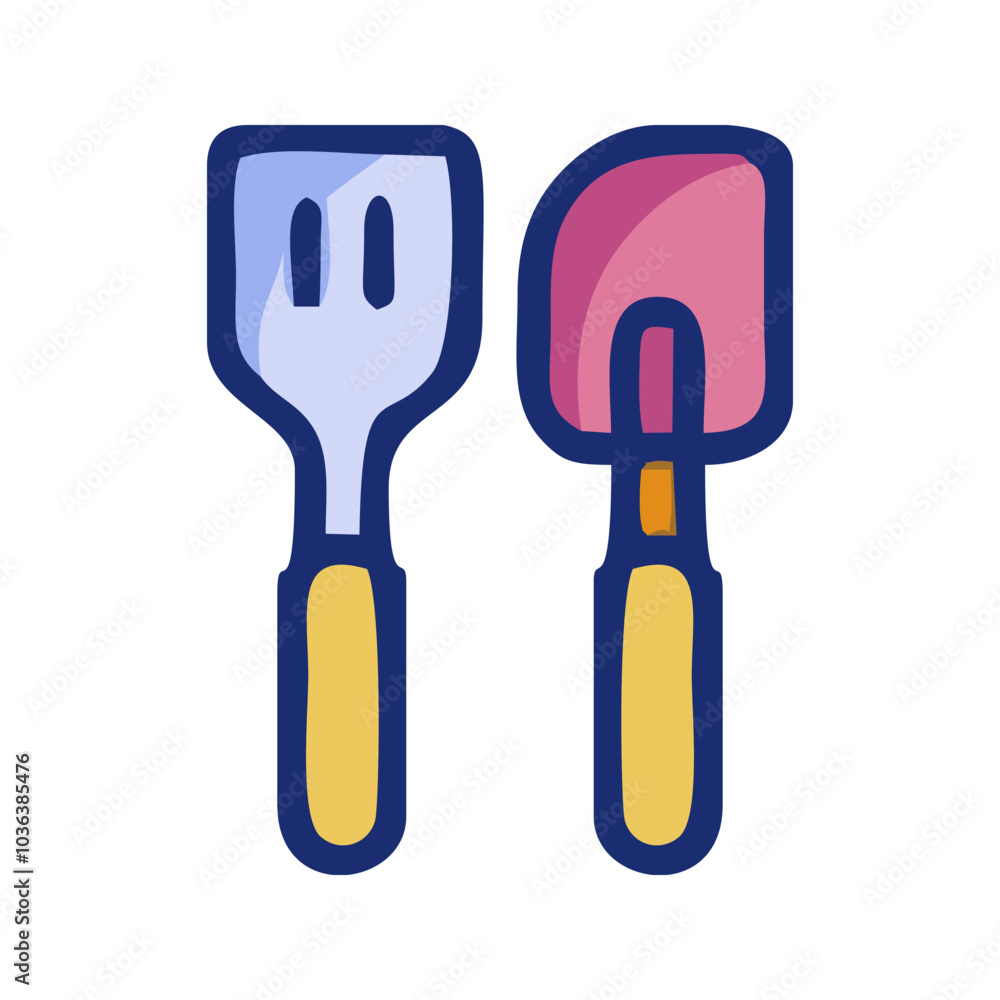 set of kitchen utensils