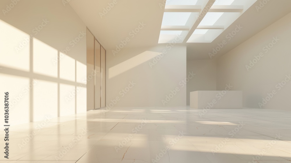 Minimalist solarium, soft lighting Minimalist solarium, soft lighting