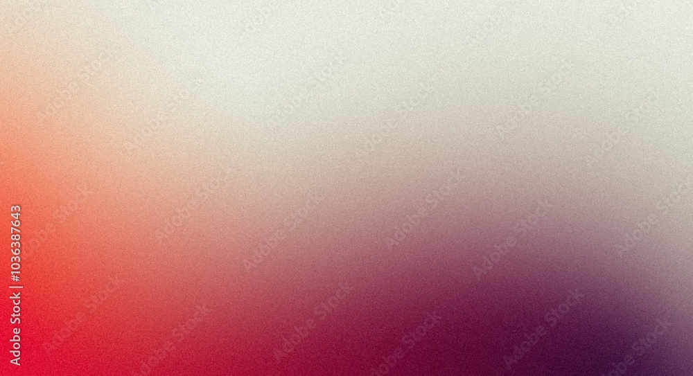Magenta red color on white background, backdrop design, rough, shiny, glowing, grungy, grainy gradient texture banner or poster, empty space