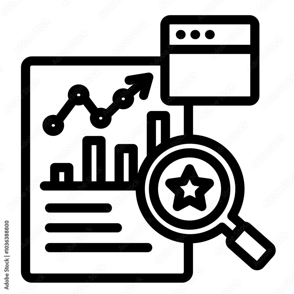 Qualitative Research Icon Qualitative Research Icon