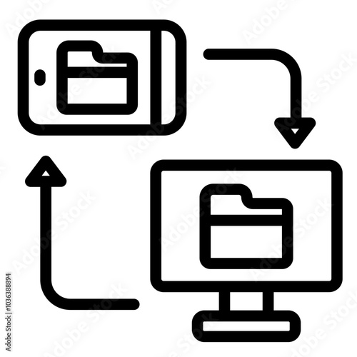 Data Synchronization Icon