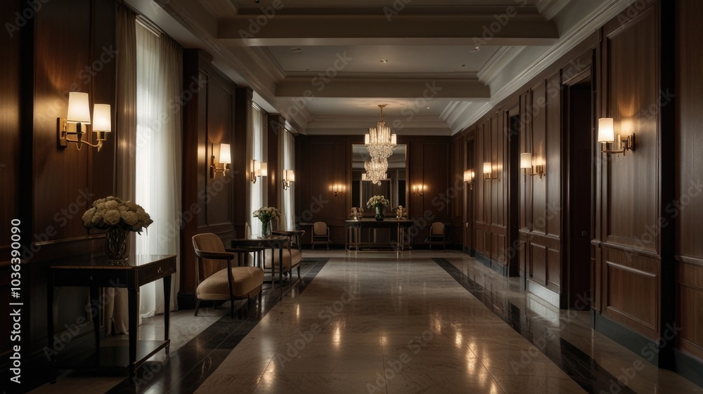 Luxury hotel corridor Luxury hotel corridor