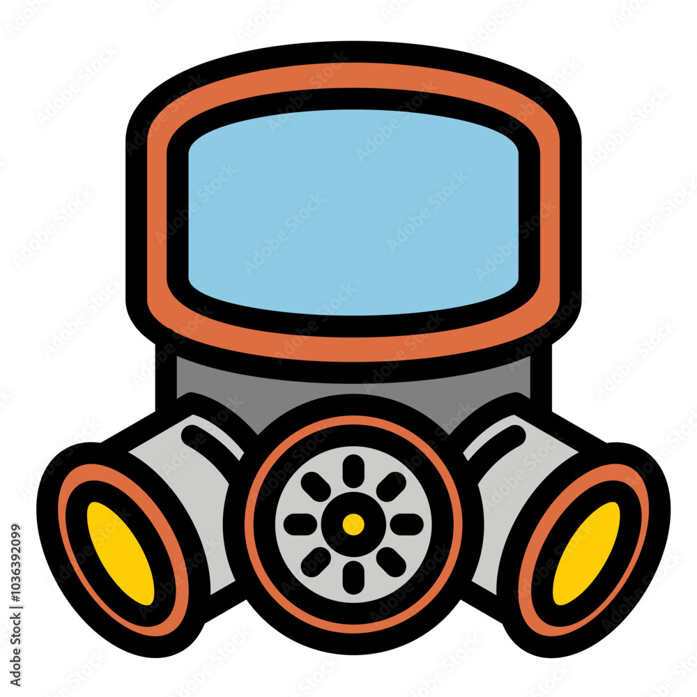 Gas Mask Icon Gas Mask Icon